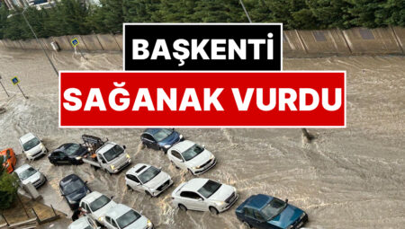 Ankara’yı Sağanak Vurdu: Arka Arda İkazların Akabinde Başkent’ten Yağış İmgeleri