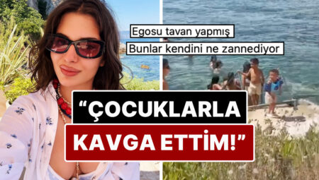 Annesi Destekledi: Denizdeki Çocuklarla Hengame Ettiğini Söyleyen Derin Talu’nun Tutumları Reaksiyon Çekti!