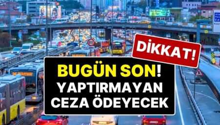 Araç Sahipleri Dikkat! Ulusal Taşıt Tanıma Sistemi’ne (UTTS) Geçiş İçin Bugün Son!