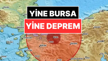 Bursa’da Tekrar Deprem! Bursa’daki 4.3’lük Sarsıntı İstanbul’da Hissedildi