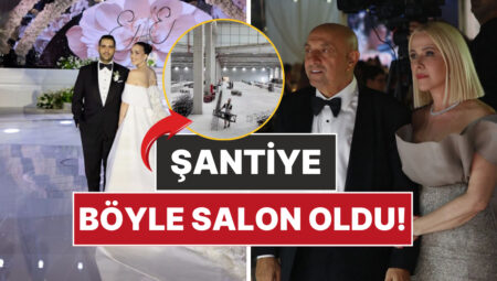 Elif Engin ve Ahmet Emin Ahlatcı’nın Düğünü İçin Şantiyeyi 12 Günde Düğün Salonuna Dönüştürmüşler!