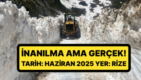 Her Yer Yazı Yaşarken Rize Kışa Teslim Oldu: Kar Kalınlığı Uzunluğu Aştı