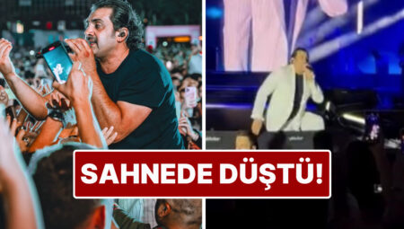 Hiç Bozuntuya Vermedi: Bursa’da Sevenleriyle Buluşan Bayhan İstikrarını Kaybedip Sahnede Yere Düştü!