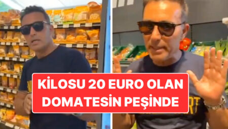 Mustafa Sandal’dan Almanya’da Market Çeşidi: Kilosu 20 Euro Olan Domatesin Peşinde!