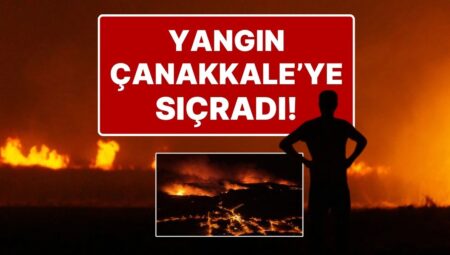 Tekirdağ Şarköy’deki Yangın Gitgide Büyüyor: Yangın Çanakkale’ye de Sıçradı