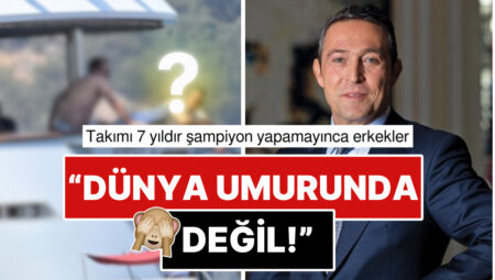 15 Milyon Dolarlık Yatında Tüm Kaygılarını Unutan Ali Koç’un Zevk-i Sefası Fenerbahçe Taraftarını Kızdırdı!