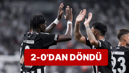 4-1’in Rövanşında Beşiktaş Kabus Üzere Başladığı Maçı Galibiyetle Bitirdi