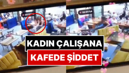 Ankara’da Bir Kafede Bayan Garsona Tokat Atan Erkek Müşteri Hayatının Dersini Aldı