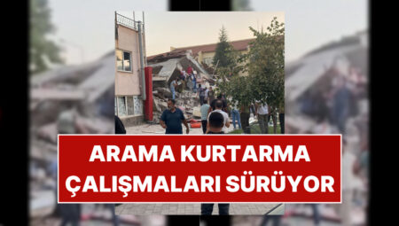 Balıkesir’de Gerçekleşen 6.1 Büyüklüğündeki Zelzelede Bir Binanın Çöktüğü Bildirildi