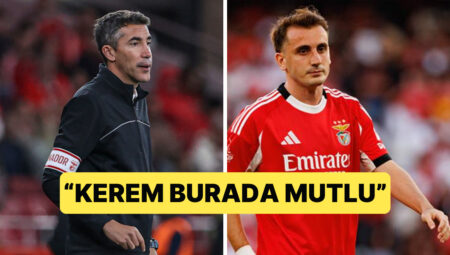 Benfica Teknik Yöneticisi Bruno Lage, Kerem Aktürkoğlu ile İlgili Net Konuştu