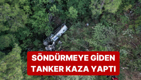 Bursa’da Yangına Müdahale Etmeye Giden Tanker Uçuruma Yuvarlandı: 1 Meyyit 2 Yaralı