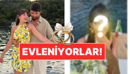 Evleniyorlar: Sıla Türkoğlu, Sevgilisi Cet Ayyıldız’ın Teknedeki Romantik Teklifine “Evet” Dedi!