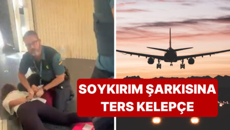 Filistin’le İlgili Soykırım Müzikleri Söyleyen Kümesi İspanyol Pilot Uçaktan Attırdı