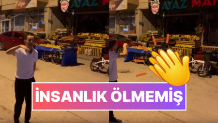 İnsanlık Ölmemiş Dedirten Esnaf: Manavının Kapısını Kilitlemiyor, Eserlerini Dışarıya Bırakıyor