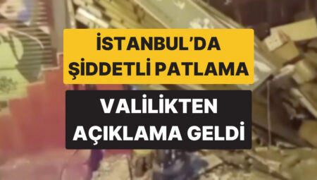 İstanbul Fatih’te Şiddetli Patlama Sesi: Valilikten Açıklama Geldi, Can Kaybı Yok