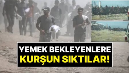 Manzarayı BM Yayınladı: Açlıktan Ölmemek İçin Yemek Sırasına Giren Filistinlilere Akın