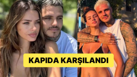 Mauro Icardi Golle Konuta Döndü, Sevgilisi Kapıda Müziklerle Karşıladı