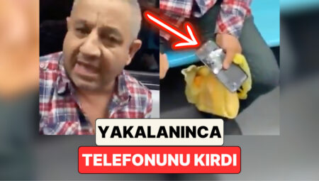 Metroda Bayanların Fotoğrafını Çekerken Yakalanan Adam Elleriyle Telefonunu Parçaladı