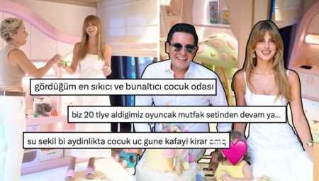 Nazlı ve Hacı Sabancı’nın Bir Tanecik Kızları İstek Alara’nın Masallardan Fırlama Odası X’te Gündem Oldu
