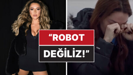 Onu Birinci Sefer Bu türlü Gördük: Yorgunluktan Gözyaşlarını Tutamayan Hadise, Hüngür Hüngür Ağladı!