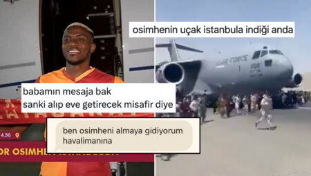 Osimhen’in Uçağını Canlı Takip Eden Sarı Kırmızılılardan Güldüren Tweetler