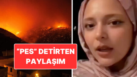 Reaksiyon Çeken Paylaşım: Bursa’da Orman Yangınını Gerisine Alarak Müzik Söyledi!