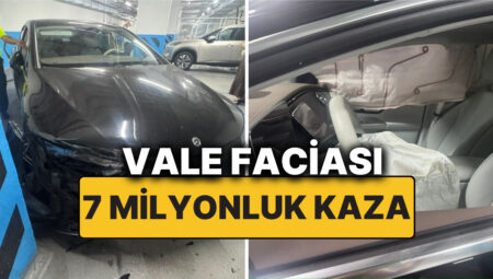 Tatil Kabusa Dönüştü! Çeşme’de Vale 7 Milyonluk Arabayı Otelin Otoparkında Pert Etti!