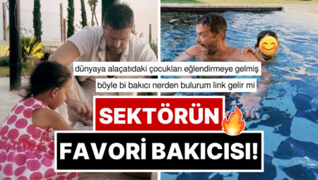 Tüm Ünlülerin “Favori Çocuk Bakıcısı” Olan Engin Öztürk’ün Süper Amcalığı ve Dayılığı İç Çektirtti!
