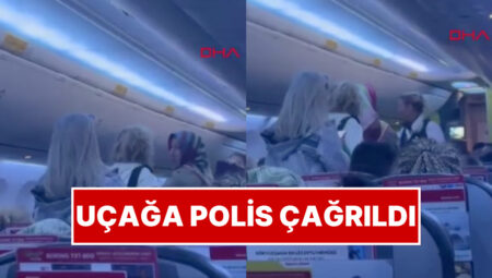 Uçak Durmadan Ayağa Kalkan Yolcular Ortalığı Karıştırdı: Uçağa Polis Çağrıldı