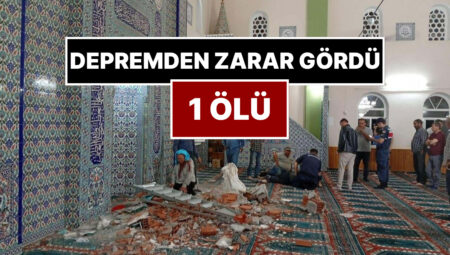 Zelzelede Hasar Gören Mescide Giden Kişi Hayatını Kaybetti